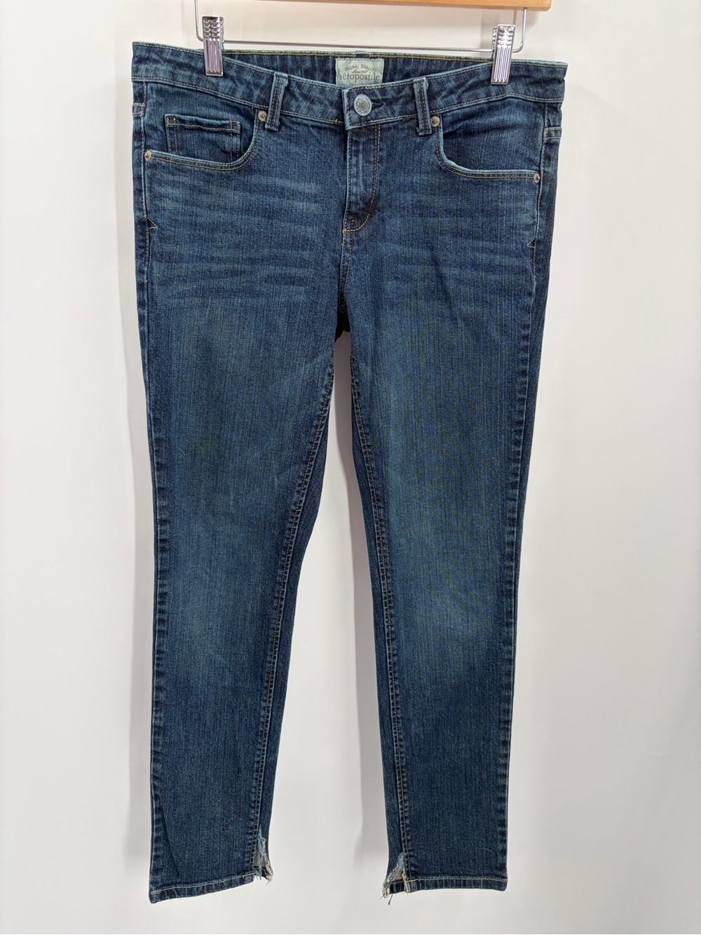 Aéropostale Ashley Ultra Skinny Low Rise Jeans Blue Size 11/12 Short